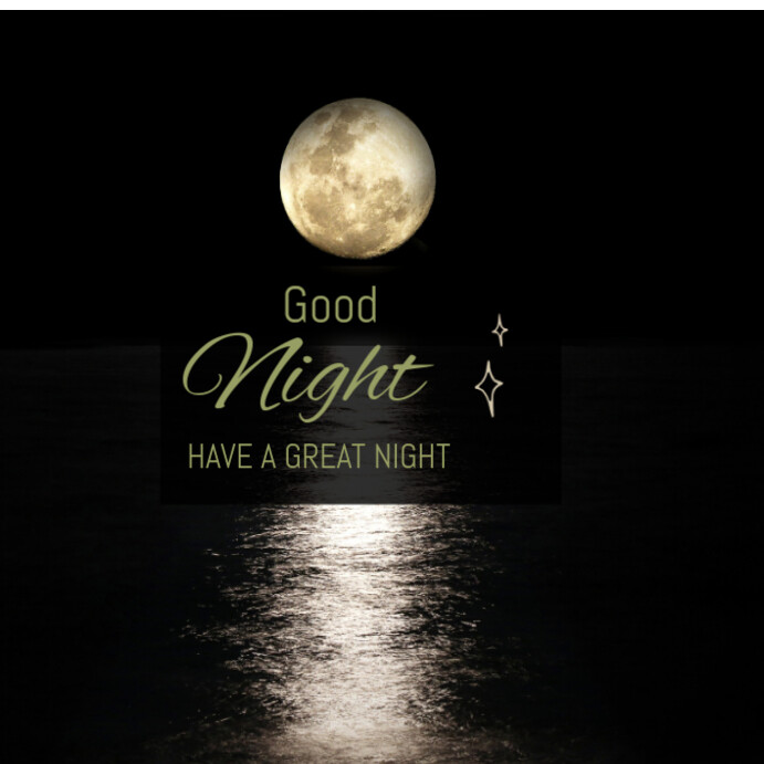 Good night Template | PosterMyWall