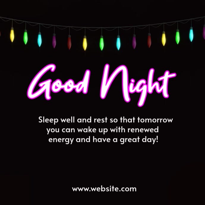 good night Template | PosterMyWall