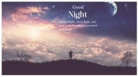 good  night Twitter Post template