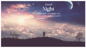 good  night Post di Twitter template