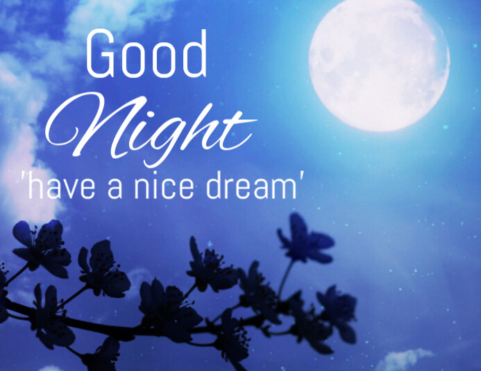 Good night Instagram post Template | PosterMyWall