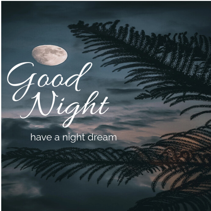 Good night Instagram post Template | PosterMyWall