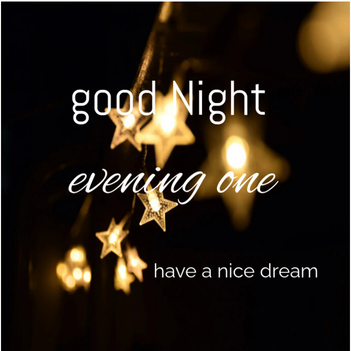 Good Night Instagram post Template | PosterMyWall