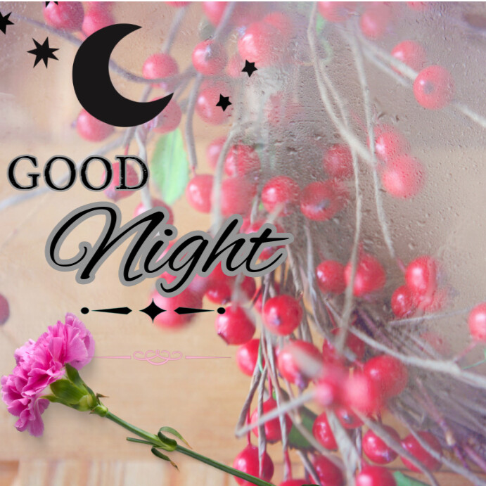 Good Night Instagram post Template | PosterMyWall