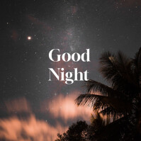 Good Night Instagram post Template | PosterMyWall