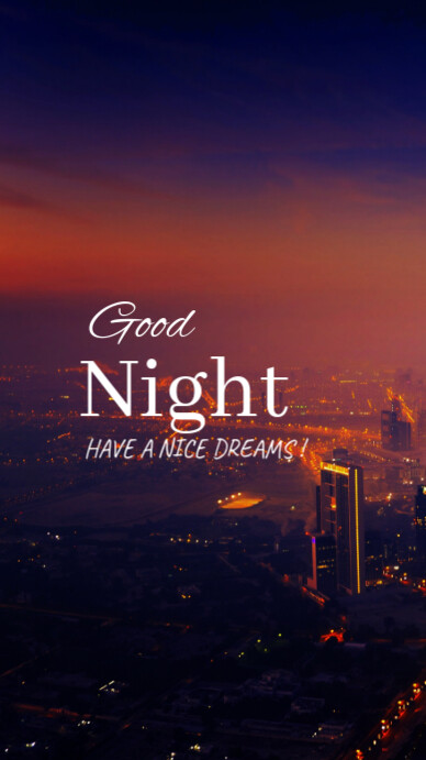 Good night Instagram post Template | PosterMyWall