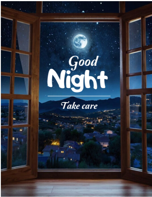 Good night template 2025 | PosterMyWall