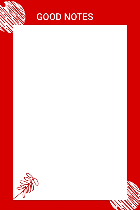 Good Notes Template | PosterMyWall