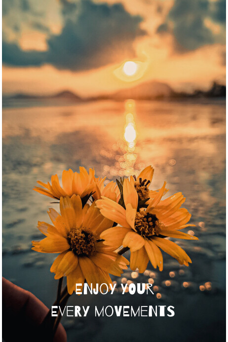 Good vibes Poster template