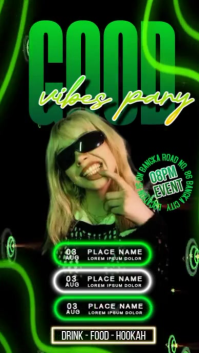 Good Vibes Event Tour Instagram Story template