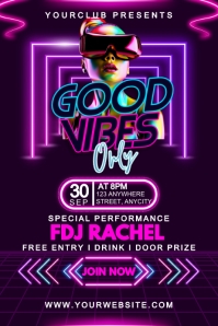 Good Vibes Only Template | PosterMyWall