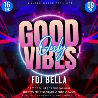 Good Vibes Only Template | PosterMyWall