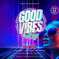 Good Vibes Only Template | PosterMyWall