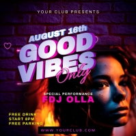 Good Vibes Only Template | PosterMyWall