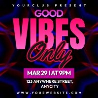Good Vibes Only Template | PosterMyWall