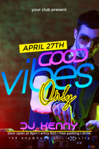 Good Vibes Only Template | PosterMyWall
