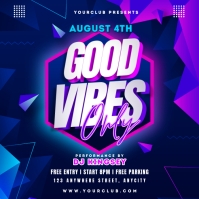 Good Vibes Only Template | PosterMyWall