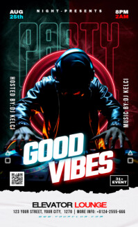 Good Vibes party US Legal template