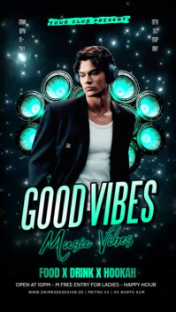 Good Vibes Party Instagram-Story template