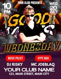 GOOD VIBES THURSDAY Flyer (US Letter) template