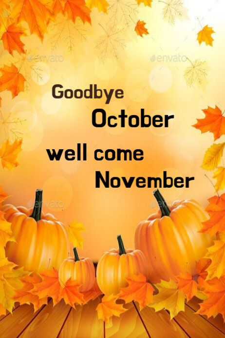 Goodbye October Goodbye October เทมเพลต | PosterMyWall
