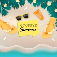 Goodbye Summer Template | PosterMyWall