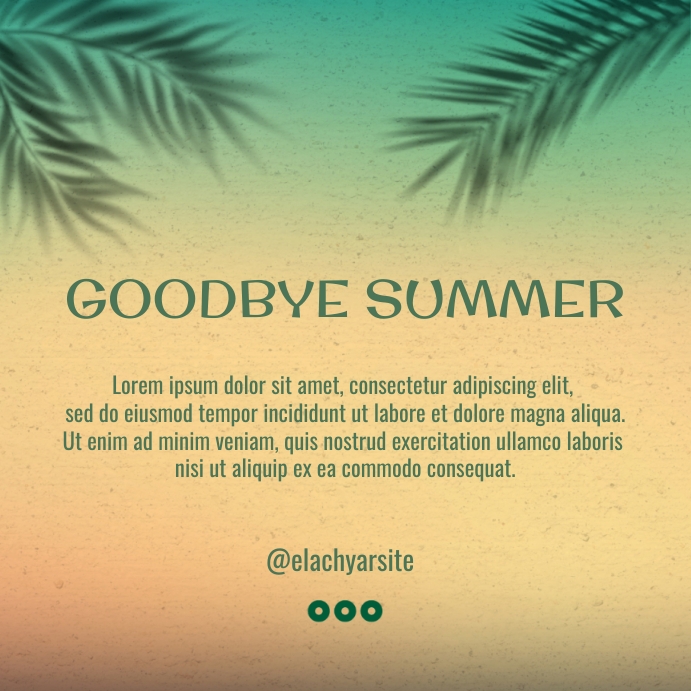 Goodbye Summer Quotes Goodbye Spring, Hello Summer | Blog Post