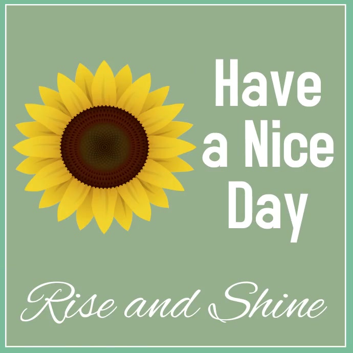 goodwishes, have a nice day Wpis na Instagrama template