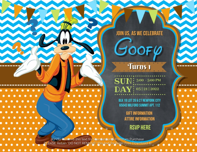 Goofy Template PosterMyWall