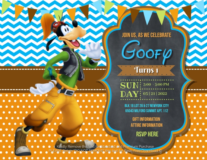 Goofy Template PosterMyWall