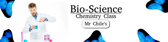 Google class banner Chemistry Science Class template