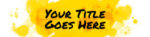 Google Classroom Banner template