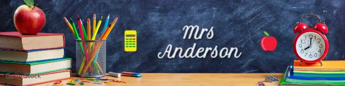 Google Classroom Class Banner Background Template | PosterMyWall