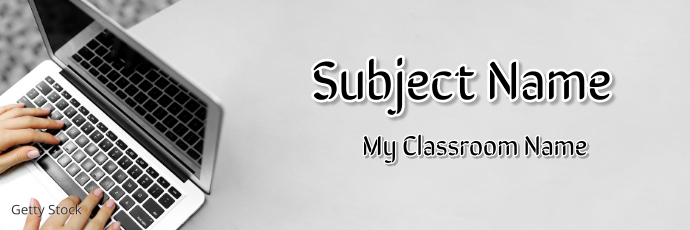 Google Classroom Header Template | PosterMyWall