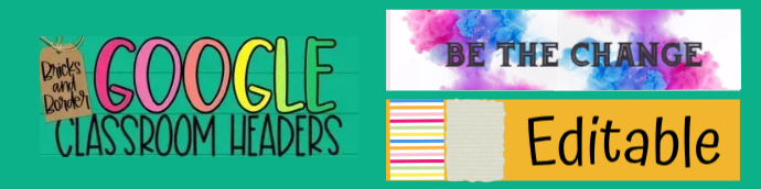 Google Classroom Header Modelo | PosterMyWall