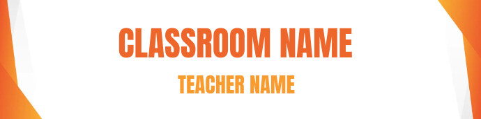 Google Classroom Header template