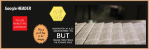 GOOGLE  HEADER FLYER Intestazione e-mail template