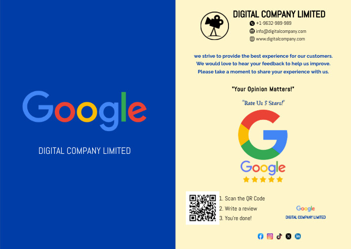 Google Review Ad Template | PosterMyWall
