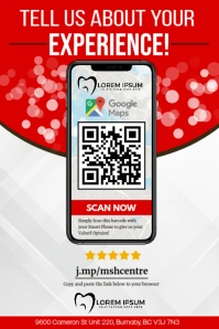 Google Review Flyers Affiche template
