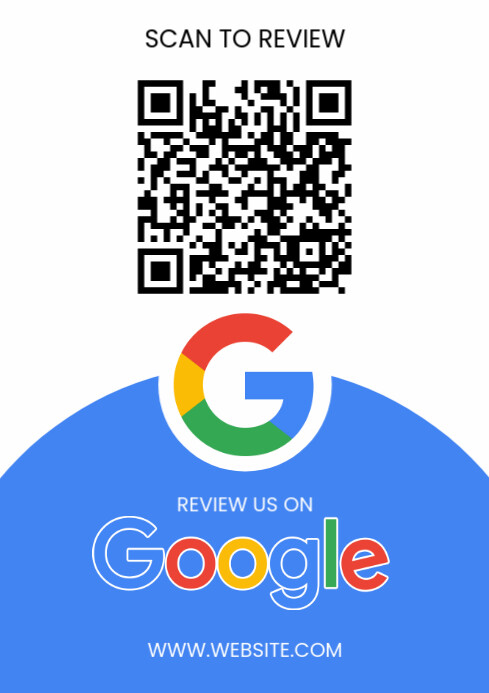 Google Review Template A4