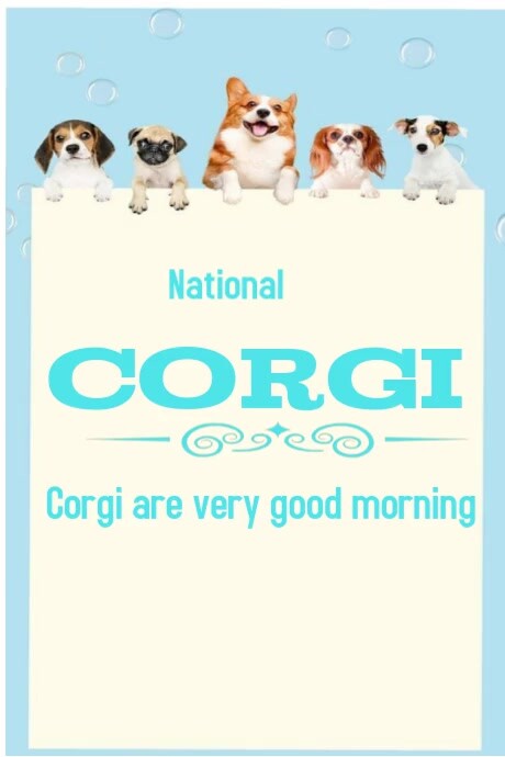 Gorgi day Banner 4' × 6' template
