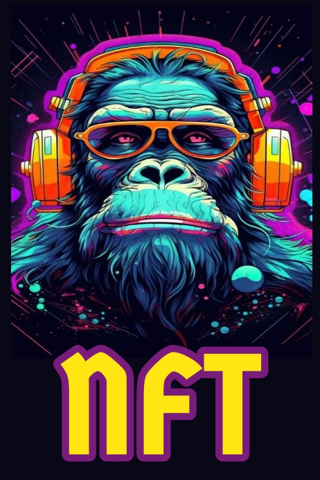 Una Gorilla Con Cuffie Musica DJ Maglietta Uomo 100% Cotone - Foto 2