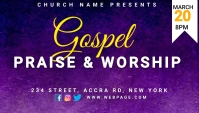 Gospel, praise and worship Night Template Blog Header