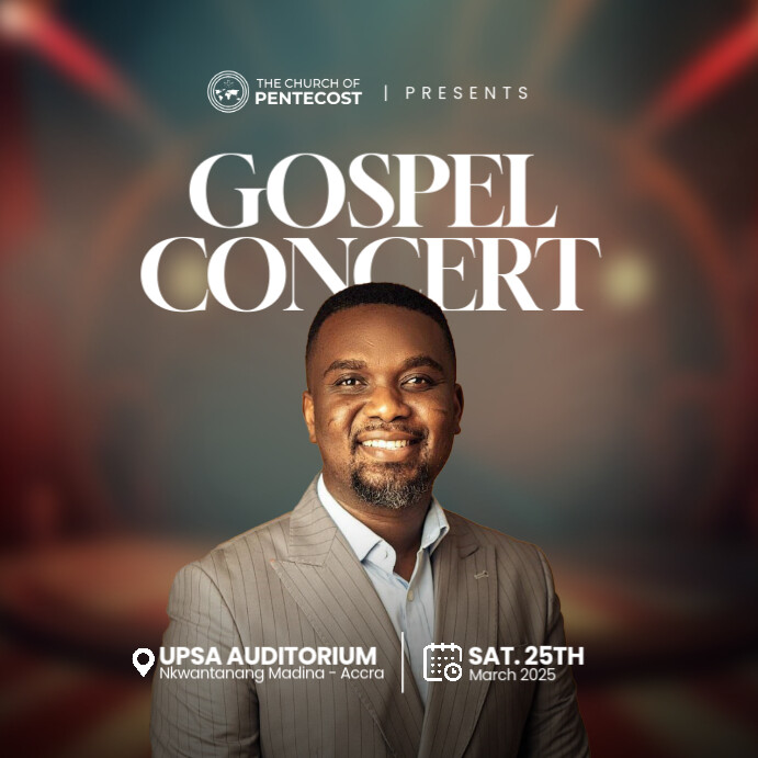 Gospel Concert Church Event Instagram 帖子 template