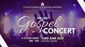 Purple Gospel Concert Umbukiso Wedijithali Template