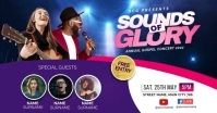 gospel concert Facebook Shared Image template
