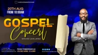 gospel concert Digitale display (16:9) template