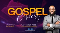gospel concert Digitale display (16:9) template