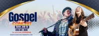 GOSPEL CONCERT FLYER Facebook Cover Photo template
