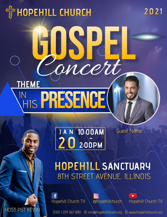 Image 4 for Gospel Meeting Flyer Template